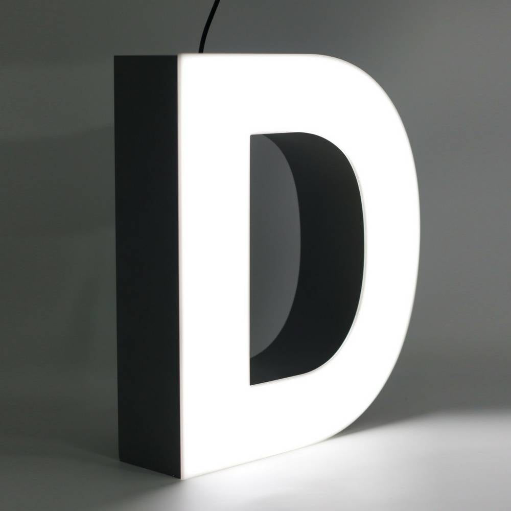 Quizzy LED Letter D