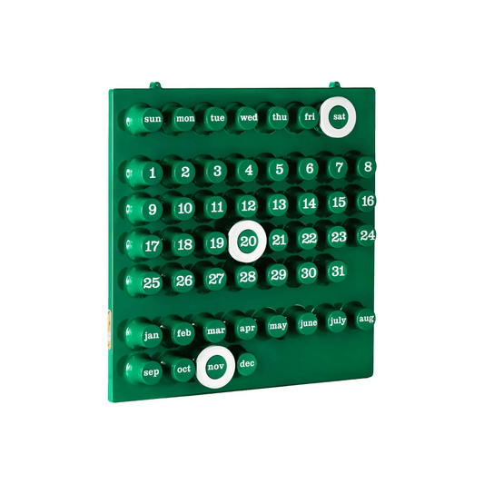 Calendar 'Ring a Date' Green