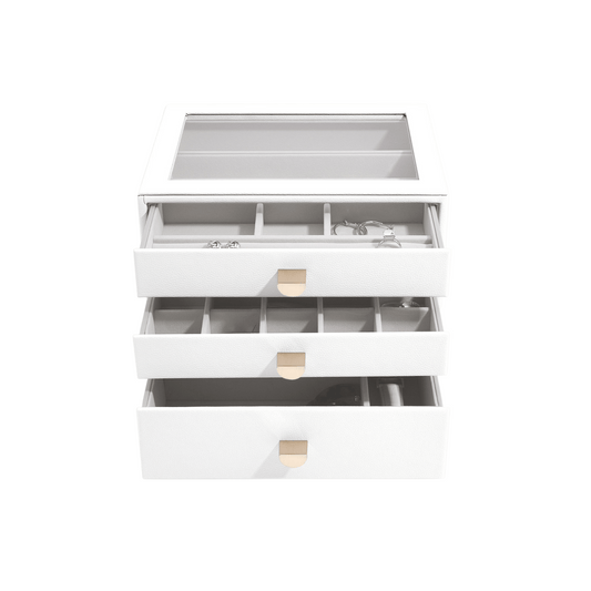 Classic Drawer 3-Set / Pebble White & Grey