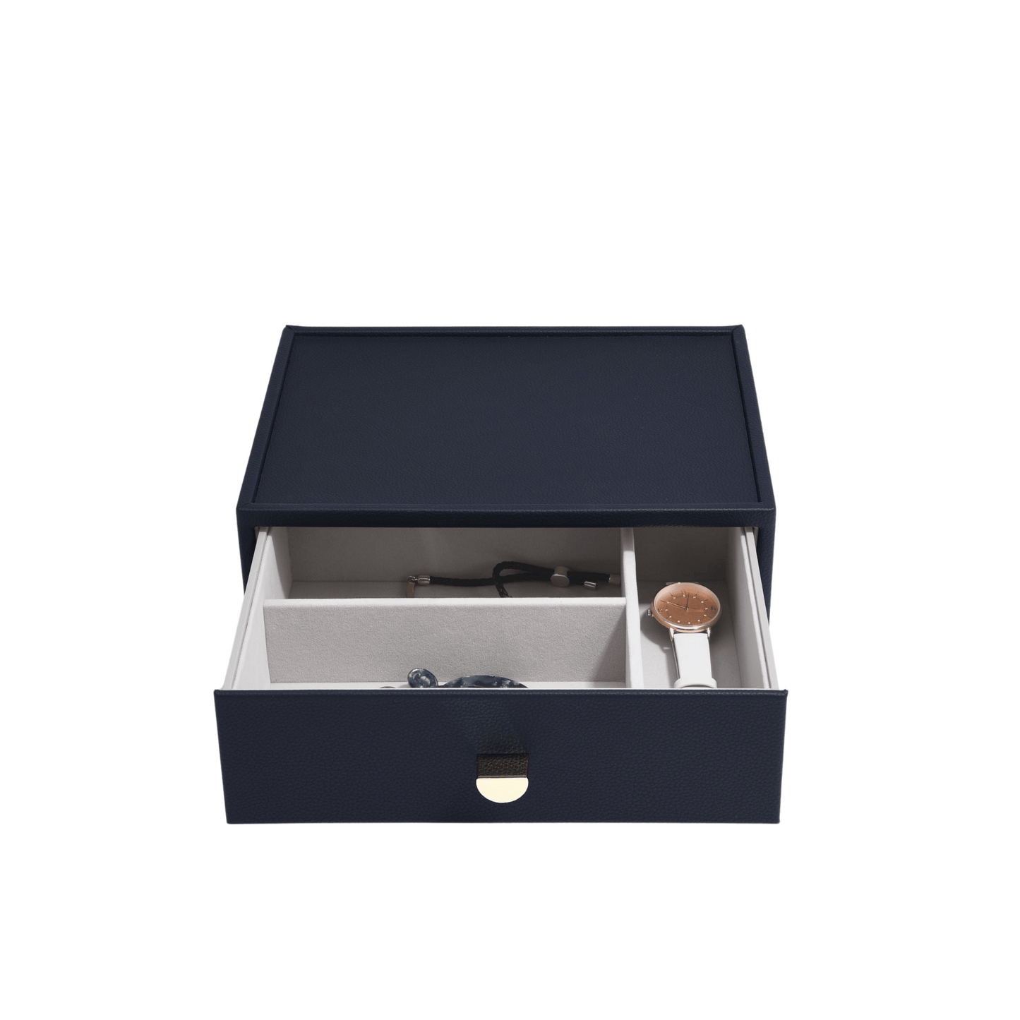 Classic Drawer 3-Set / Navy Blue & Grey