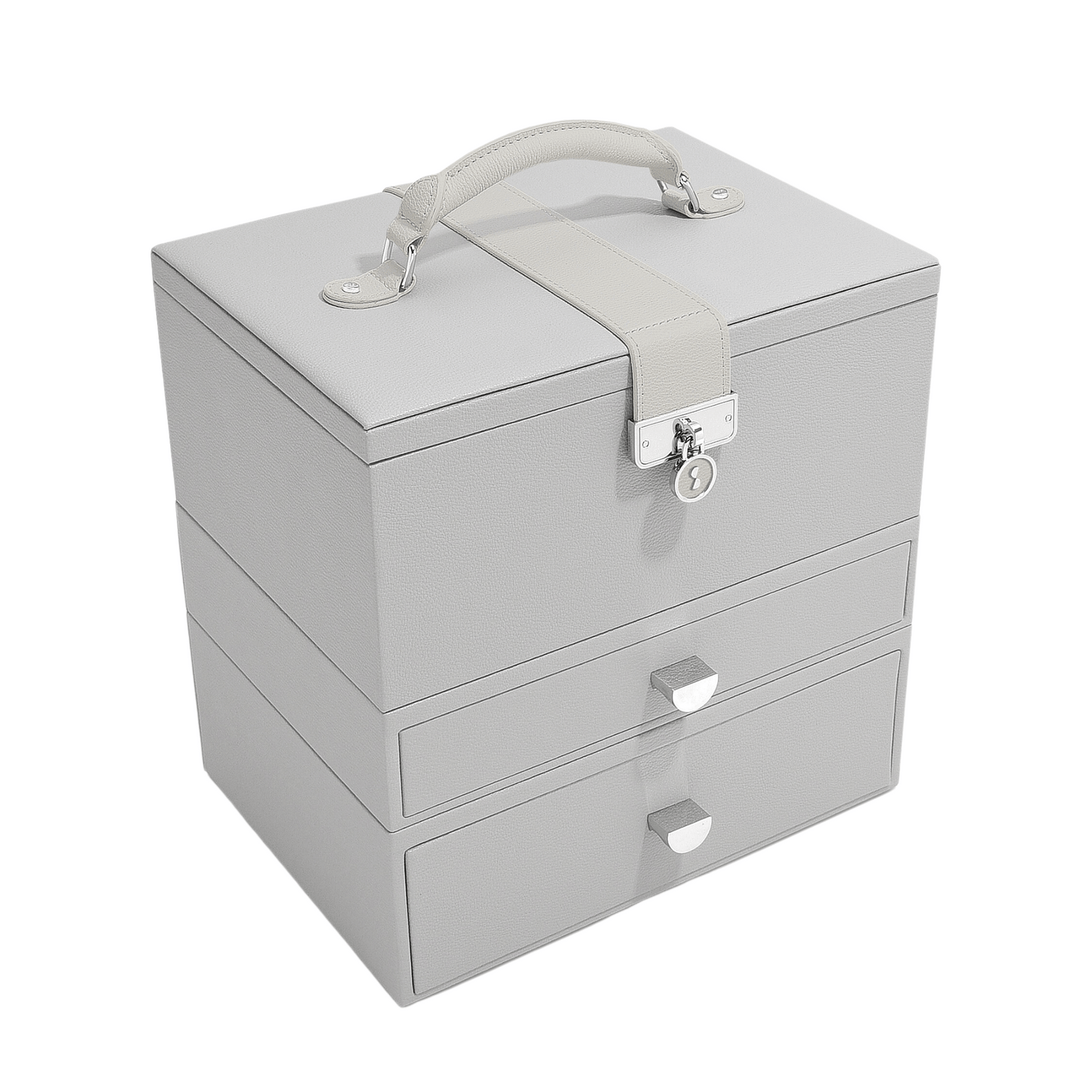 Classic "Luxury" Jwellery Box / Pebble Grey