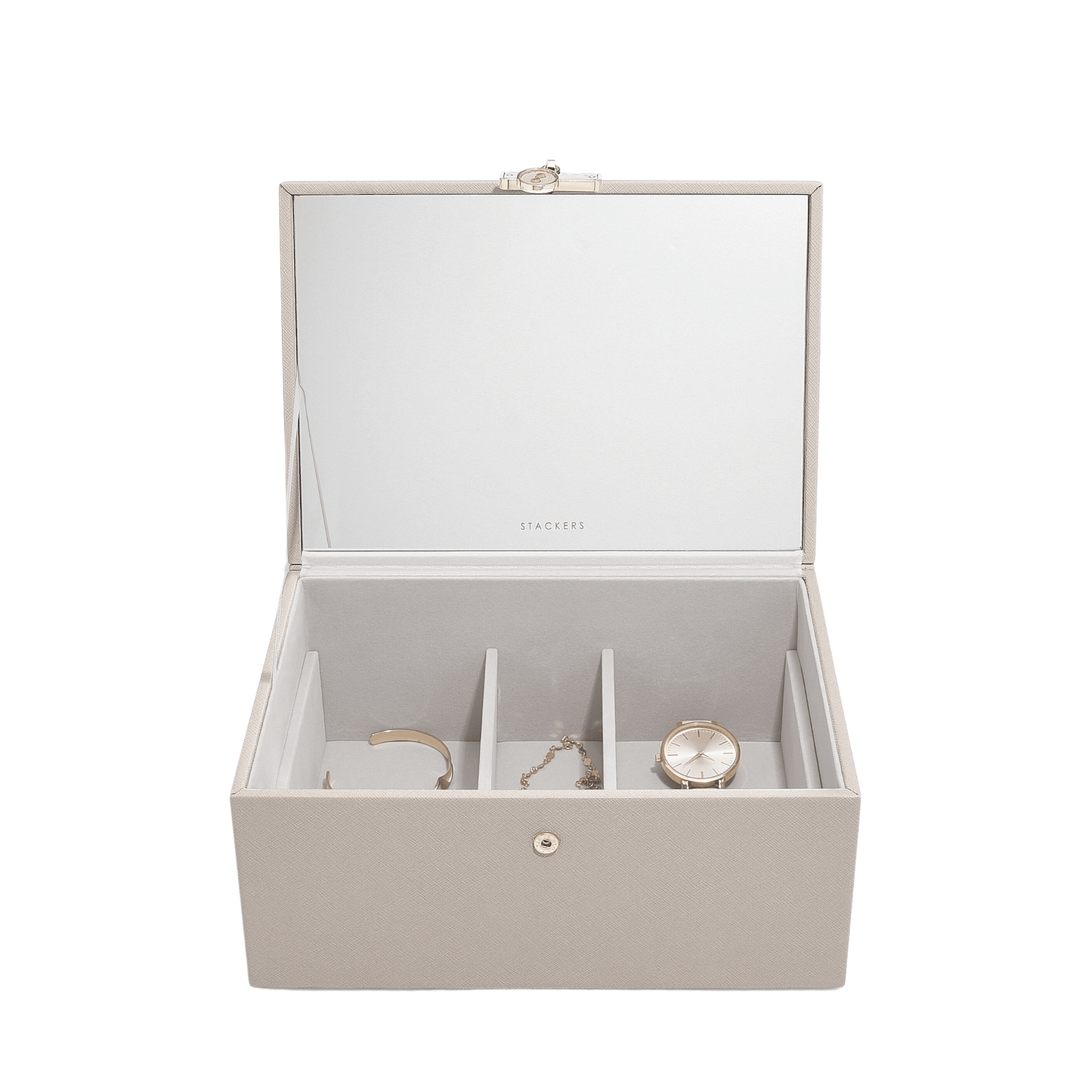 Classic "Luxury" Jwellery Box / Taupe