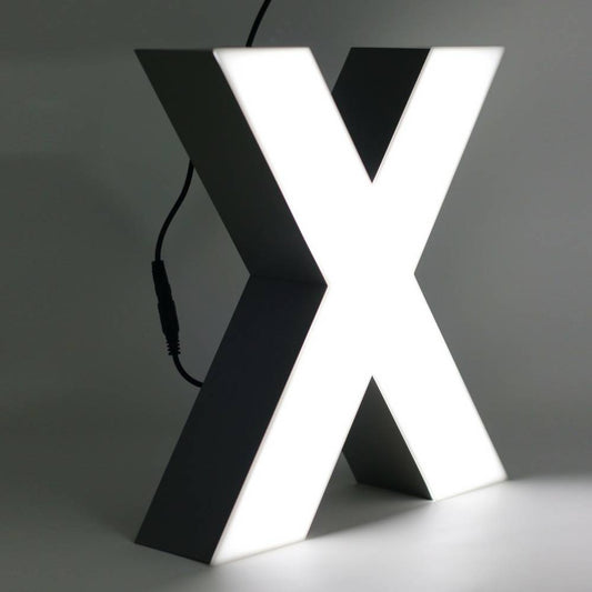 Quizzy LED Letter X