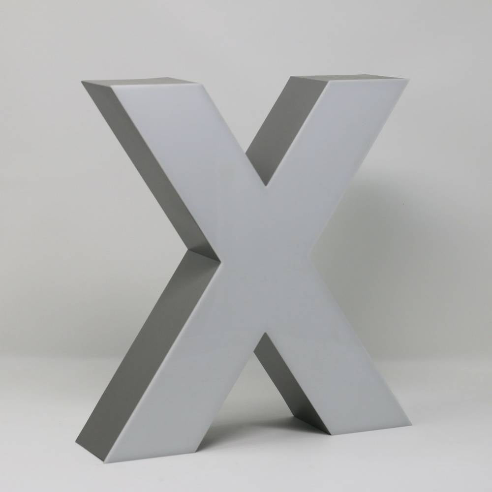 Quizzy LED Letter X